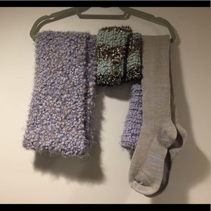 💫  Simply Noelle Infinity Scarf🧣, Fingerless Gloves